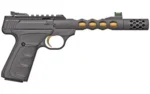 Browning Firearms Browning Buck Mark Plus Vision Black/Gold Suppressor Ready Handgun .22 LR 10rd Magazine 5.875" Threaded