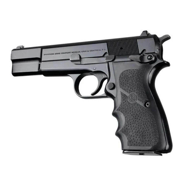 Hogue Inc. Hogue Browning Hi-Power Rubber Grips with Finger Grooves