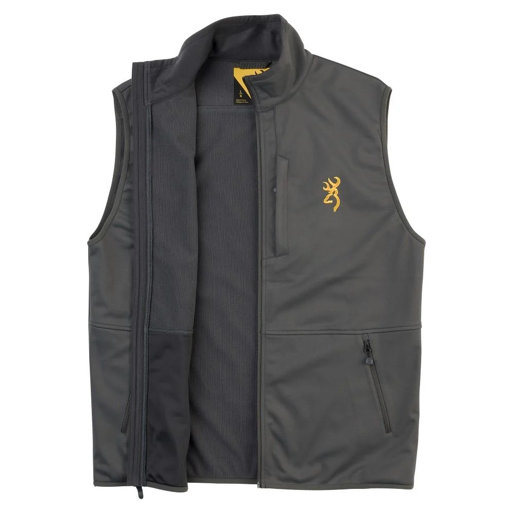 browning-soft-shell-vest-primary-1 Browning Clothing Browning Soft Shell Vest Carbon L