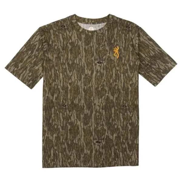 Browning Clothing Browning Wasatch Short Sleeve T-Shirt Mossy Oak Bottomland XL