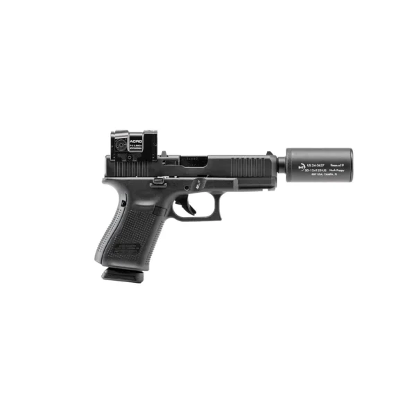 B&T USA B&T Hush Puppy Suppressor Coyote Tan - MUST BUY HUSH PUPPY KIT- KHBTHUSHPUPPYKITCSTM