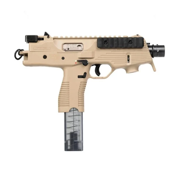 B&T USA B&T TP9 Handgun 9mm Luger 30rd Magazine 5.1" Barrel Coyote Tan with A3 Brace & Foregrip