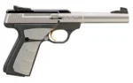 Browning Firearms Buck Mark Camper UFX CA Compliant Handgun .22LR 10rd Magazine 5.5" Barrel Stainless Finish Pro Target