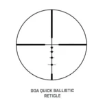 Bushnell Banner 2 Rifle Scope 3-9x40 1" SFP DOA Quick Ballistic Non Illum. Black with Rings