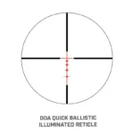 Bushnell Banner-2 Rifle Scope 3-9x40 1" SFP DOA Quick Ballistic Illum Black with Rings - alternate view 6