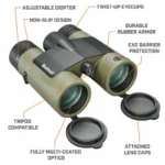 Bushnell Prime Binocular 10x42 x Vault Combo Pack - Green Roof FMC WP/FP - alternate view 4