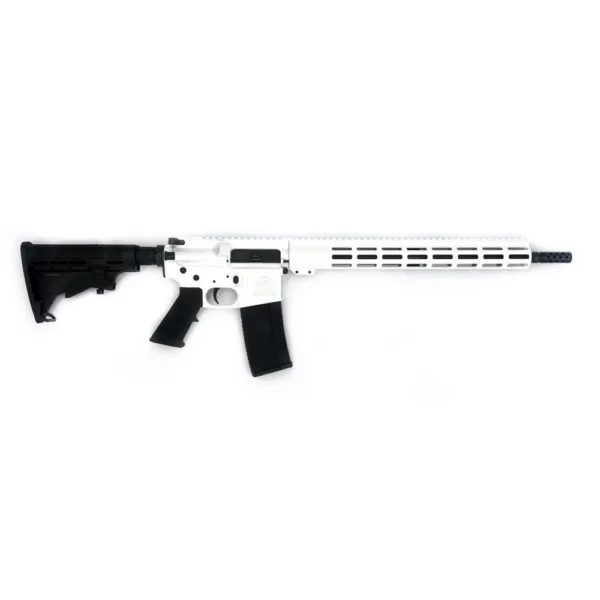 10 Ring GLFA 223 Wylde Rifle .223 Wylde 10rd Magazine 16" Barrel White Cerakote CA Compliant