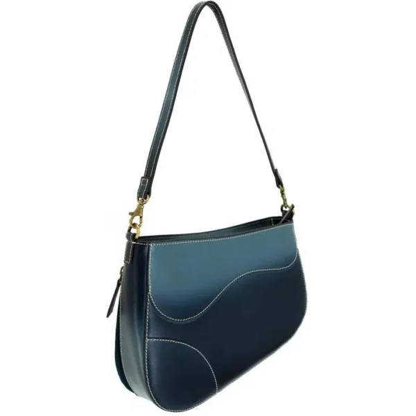 Rugged Rare Cameleon Saddle Concealed Carry Purse Navy