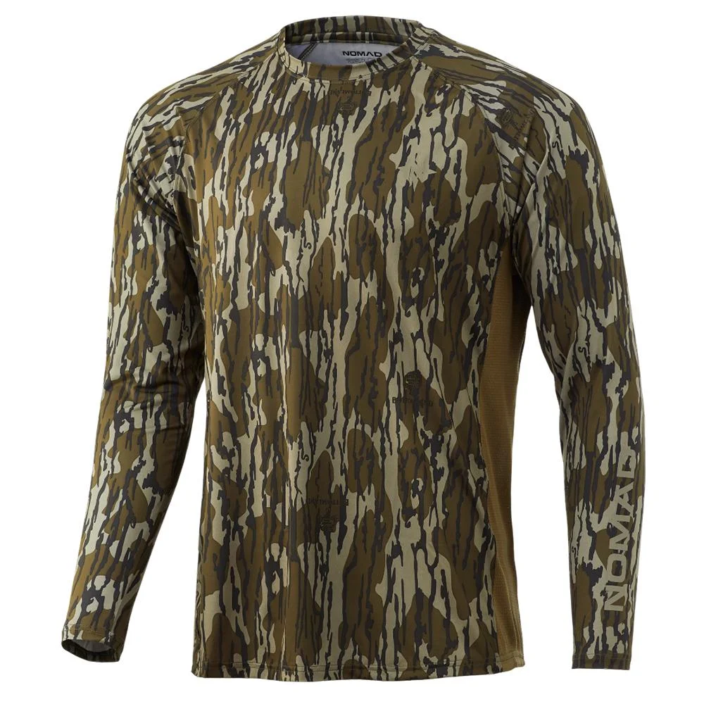 camo-pursuit-long-sleeve-upf-30-shirt-primary Nomad Camo Pursuit Long Sleeve Shirt Mossy Oak Bottomland M
