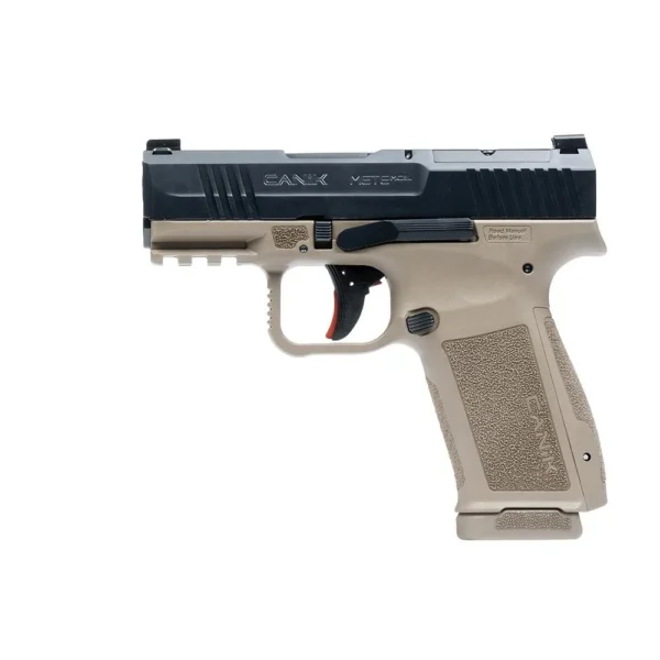 Century Arms Canik Mete MC9L Handgun 9mm Luger 17rd Magazines(2) 3.18" Barrel Optic Ready Black Slide FDE Frame