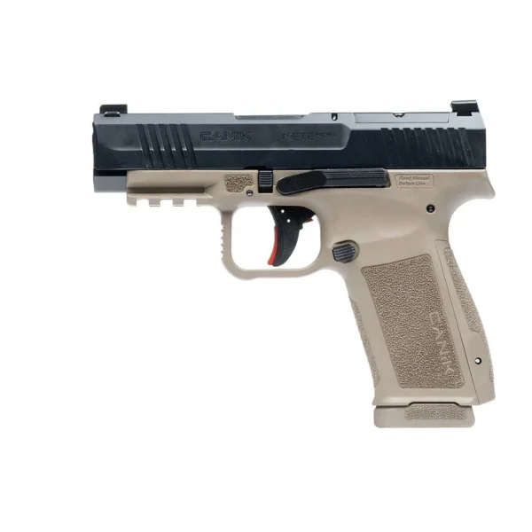 Century Arms Canik Mete MC9LS Handgun 9mm Luger 17rd Magazines(2) 3.64" Barrel Optic Ready Black Slide FDE Frame