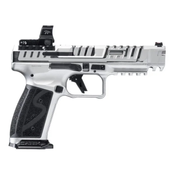 Century Arms Canik SFx Rival-S Chrome Handgun 9mm Luger 18rd Magazines (2) 5" Barrel Chrome with MO2 Optic