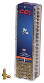 CCI Ammunition CCI 22 LONG CPRN 100/5000