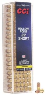 CCI Ammunition CCI 22 SHORT HP 100/5000