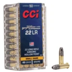 CCI Ammunition CCI 22LR SUPPRESSOR 45GR HP 50/5000