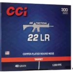 CCI Ammunition CCI 22LR TACTICAL 40GR CPRN 300/3000