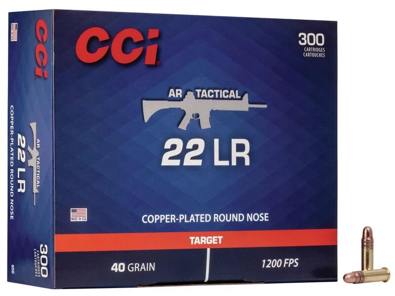 cci-ar-tactical-22-lr-ammunition-primary CCI Ammunition CCI 22LR TACTICAL 40GR CPRN 300/3000