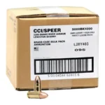 CCI Blazer Brass Handgun Ammunition 9mm Luger 115gr FMJ 1145 fps 1000/ct Loose Bulk Pack