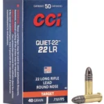 CCI Ammunition CCI QUIET 22LR 40GR LRN 50/5000
