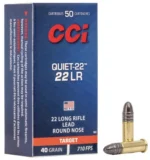 CCI Ammunition CCI QUIET 22LR 40GR LRN 50/5000