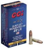 CCI Ammunition CCI QUIET SEGMENTED 22LR 40GR HP 50