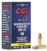 CCI Ammunition CCI 22LR 40GR SHP SUB-SONIC 50/5000