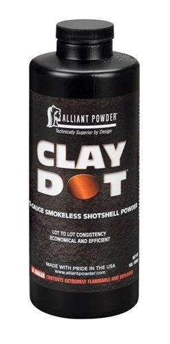 clean-burning-12-gauge-target-powder-primary Alliant Powder Alliant Clay Dot Smokeless Shotshell Powder 4 lbs