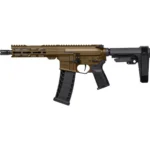 Cmmg Inc. CMMG Banshee Fixed Ejector Mk4 Pistol 9mm Luger 30rd Magazine 8'' Barrel Midnight Bronze w/Brace