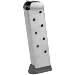 Colt Manufacturing Colt 1911 Gov't/Commander Handgun Magazine Stainless with Base Pad .45 ACP 8/rd