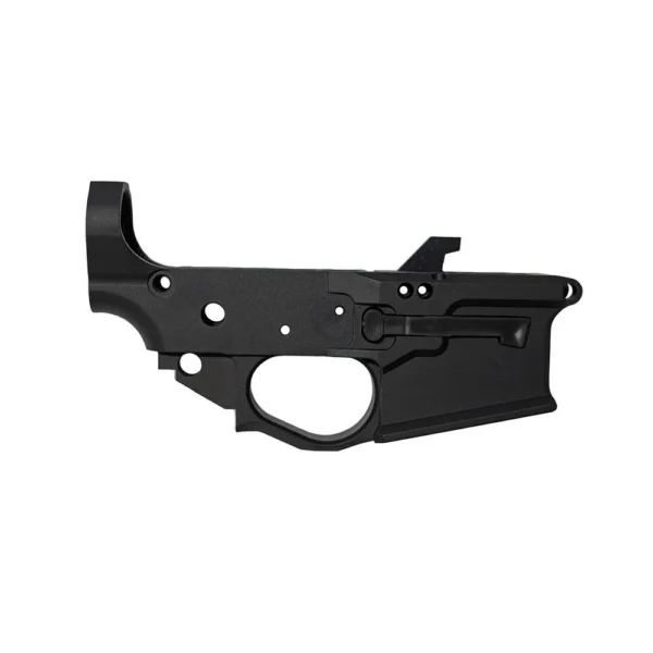 Combat Armory Billet AR-9 Lower Receiver Stripped with Mag Release and Ejector Black
