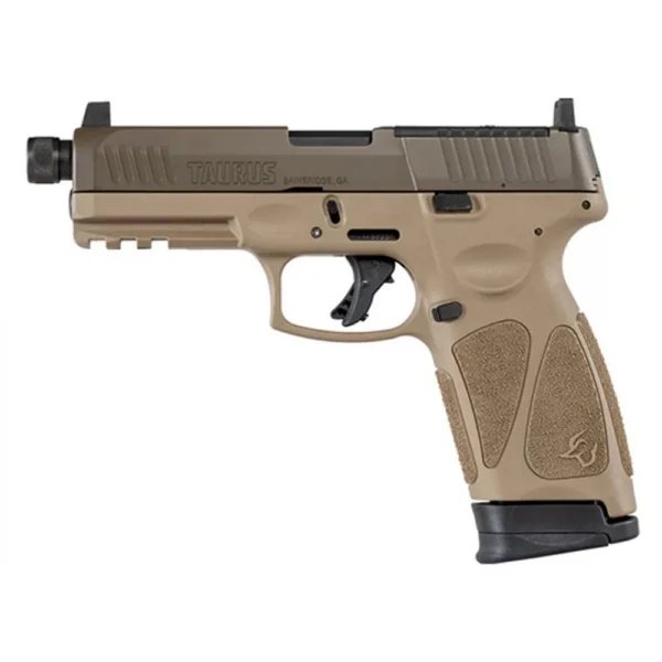 Taurus International Inc. Taurus G3 TORO Tactical Handgun 9mm Luger 10rd Magazines(2) 4.5" threaded Barrel Patriot Brown