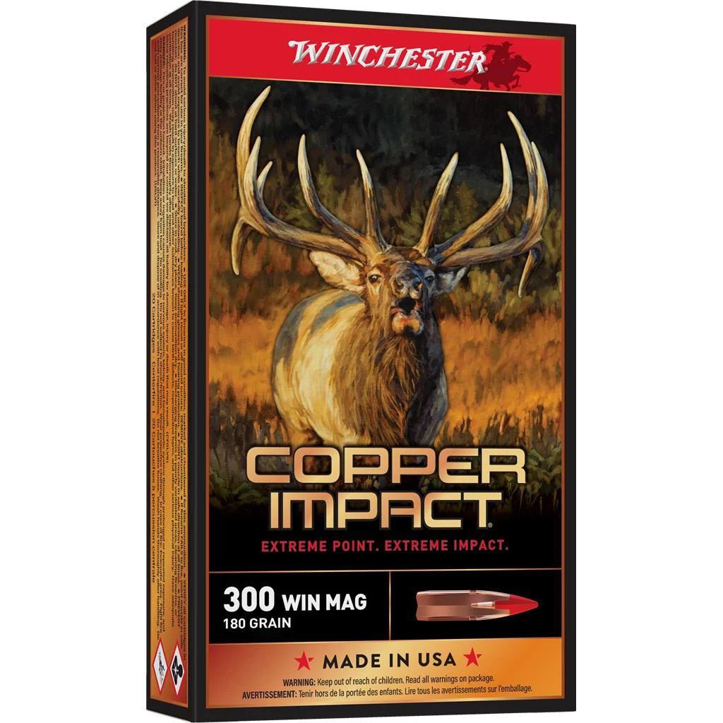 copper-impact-300-wsm-ammo-primary Winchester Ammunition Winchester Copper Impact Rifle Ammunition 300 WSM 180 gr. BT 2900 fps 20/ct