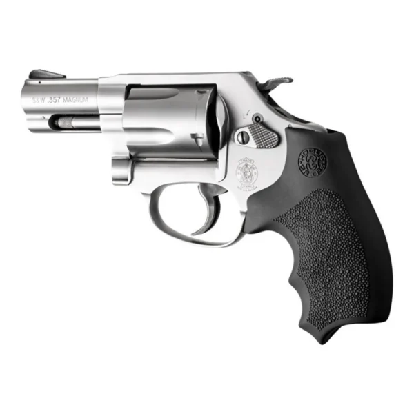 Hogue Inc. Hogue Overmolded Rubber Bantam Grip Closed Backstrap S&W Round Butt J-Frame Revolvers Black