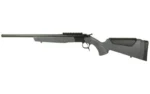 CVA Scout Single Shot Rifle .243 Win 20" Threaded Blued Barrel Grey Stock 0 MOA Pic Rail - alternate view 2