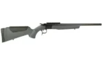 CVA Scout Single Shot Rifle .243 Win 20" Threaded Blued Barrel Grey Stock 0 MOA Pic Rail - alternate view 3