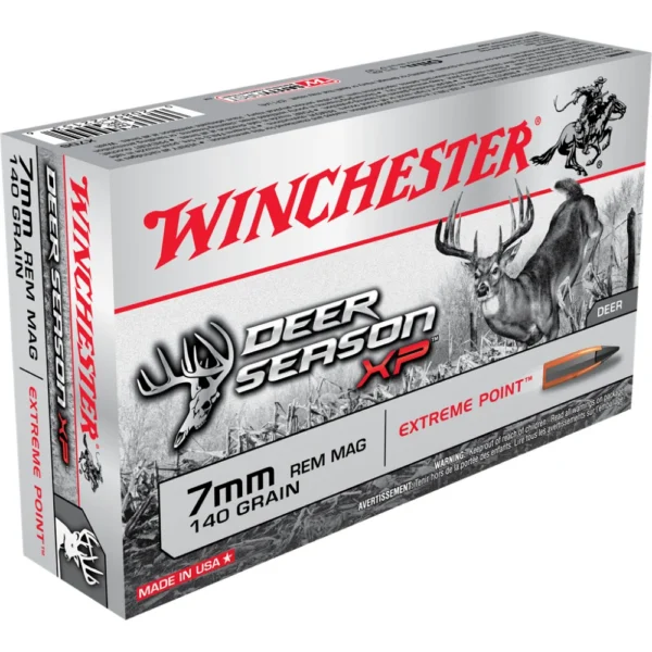 Winchester Ammunition Winchester Deer Season XP Rifle Ammunition 7mm Rem Mag 140 gr. PT 3100 fps 20/ct