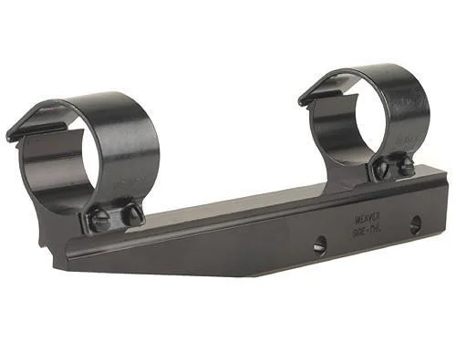 Weaver Detachable Side Mount Aluminum Scope Rings & Base Mount 1" High (Long Style)