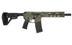 Diamondback DB15 Handgun .300 Blk 30rd Magazine 10.5" 5/8x24 Threaded Barrel OD Green with SBA5 Brace - alternate view 2