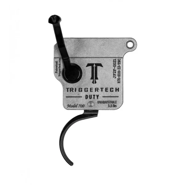 TriggerTech Duty Trigger Rem 700 Right Hand Curved Black No Bolt Release