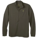 Browning Clothing Browning Early Season 3/4 Zip Shirt Major Brown S