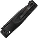 Master Cutlery Elite Tactical Guardsman Folding Knife 3 3/4" Blade Black