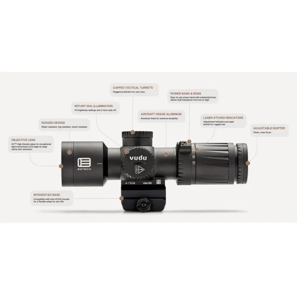 EOTECH VUDU 4-12X36 FFP MR5 MRD EFLX