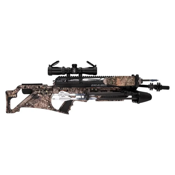 Excaliber Excalibur Suppressor CRT Crossbow Package 370 fps Mossy Oak Break Up Country