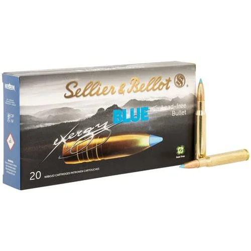 exergy-blue-30-06-sprg-rifle-ammo-primary-1 Mag-Tech/Sellier- Bellot Sellier & Ballot eXergy BLUE rifle Ammunition .30-06 Sprg 165gr PT 2785 fps 20/ct