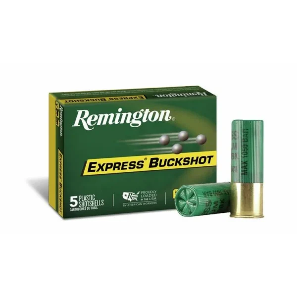 Remington Arms Co. Inc. Remington Express Magnum Buckshot Shotgun Ammo 12 ga 3" 4 dr 41 plts #4B 1225 fps 5/ct