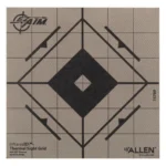 The Allen Company Inc. Allen EZ Aim Adhesive Thermal Sight Grid Paper Target 6"