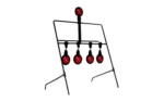 The Allen Company Inc. EZ-Aim Deflector Resetting Spinner Target System 16"W x 22.25"H Black Red - alternate view 2