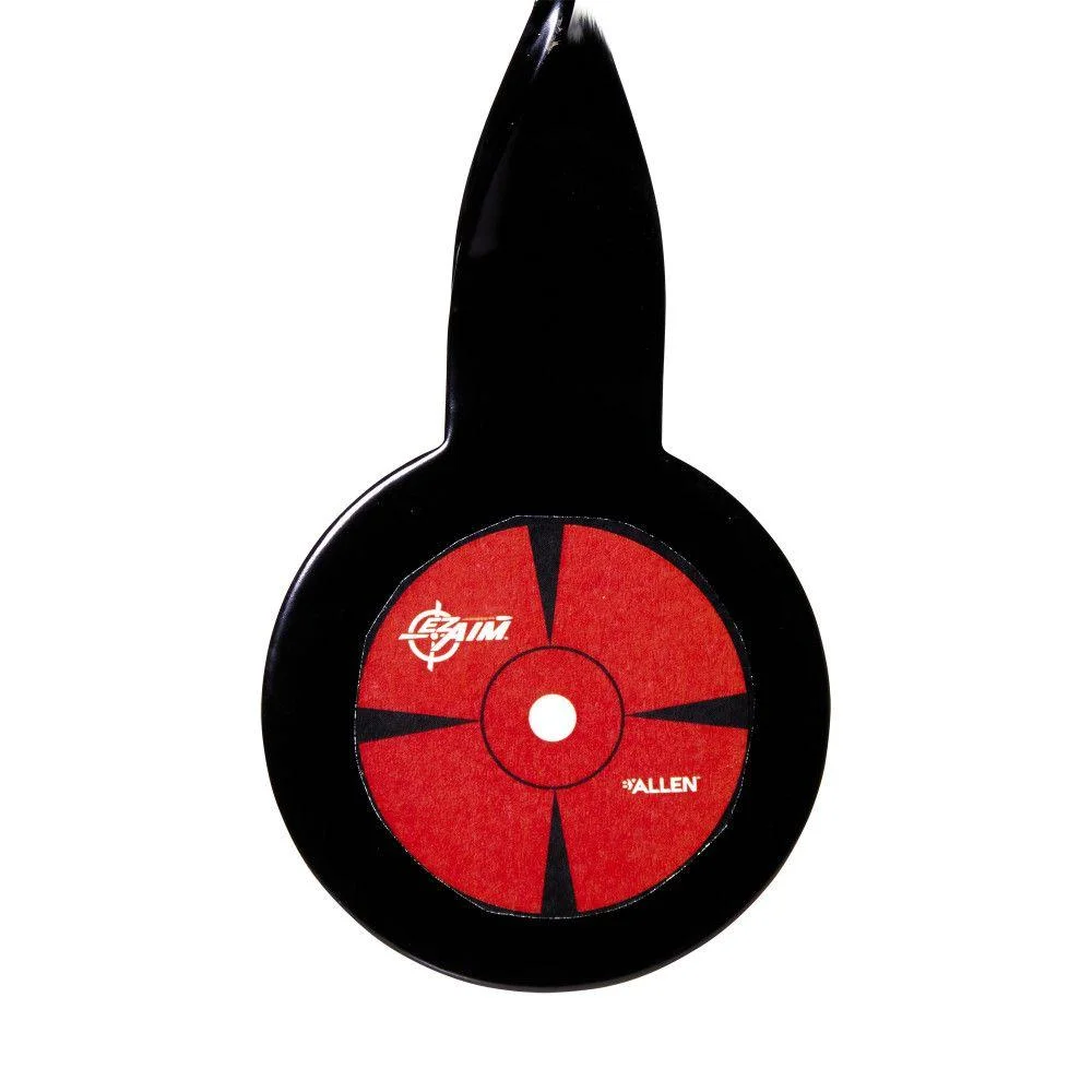 ez-aim-deflector-resetting-spinner-target-primary The Allen Company Inc. EZ-Aim Deflector Resetting Spinner Target System 16"W x 22.25"H Black Red