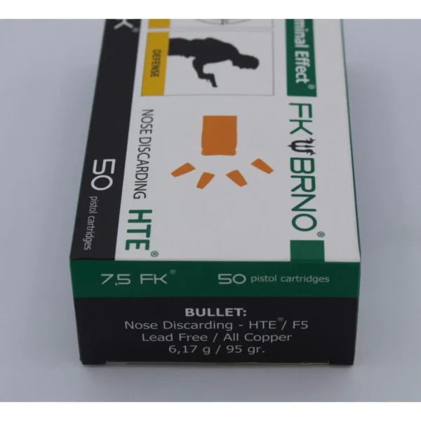 Italian Firearms Group FK BRNO F5 Ammunition 7.5 FK 95 gr NDHP 1800 fps 50/ct
