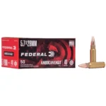 Federal Cartridge Co. American Eagle Handgun Ammunition 5.7x28mm 40 gr FMJ 1655 fps 50/ct